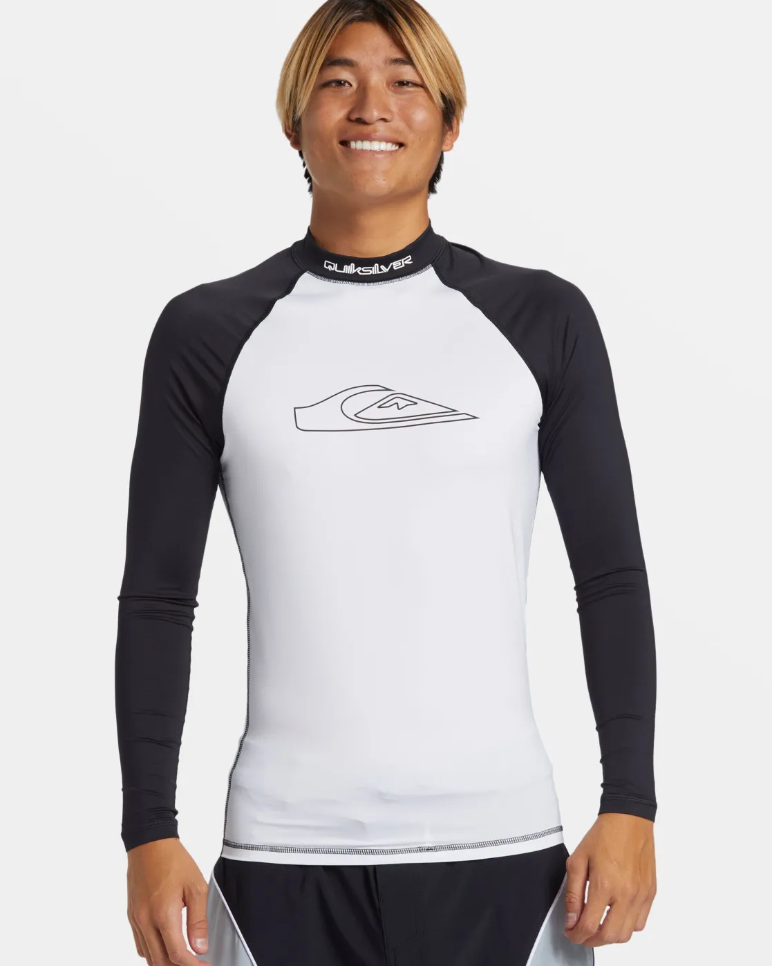 Quiksilver Rashguards>Mercury Long Sleeve Surf Tee WHITE