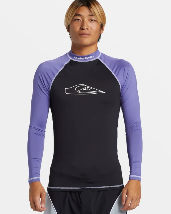 Quiksilver Rashguards>Mercury Long Sleeve Surf Tee BLACK