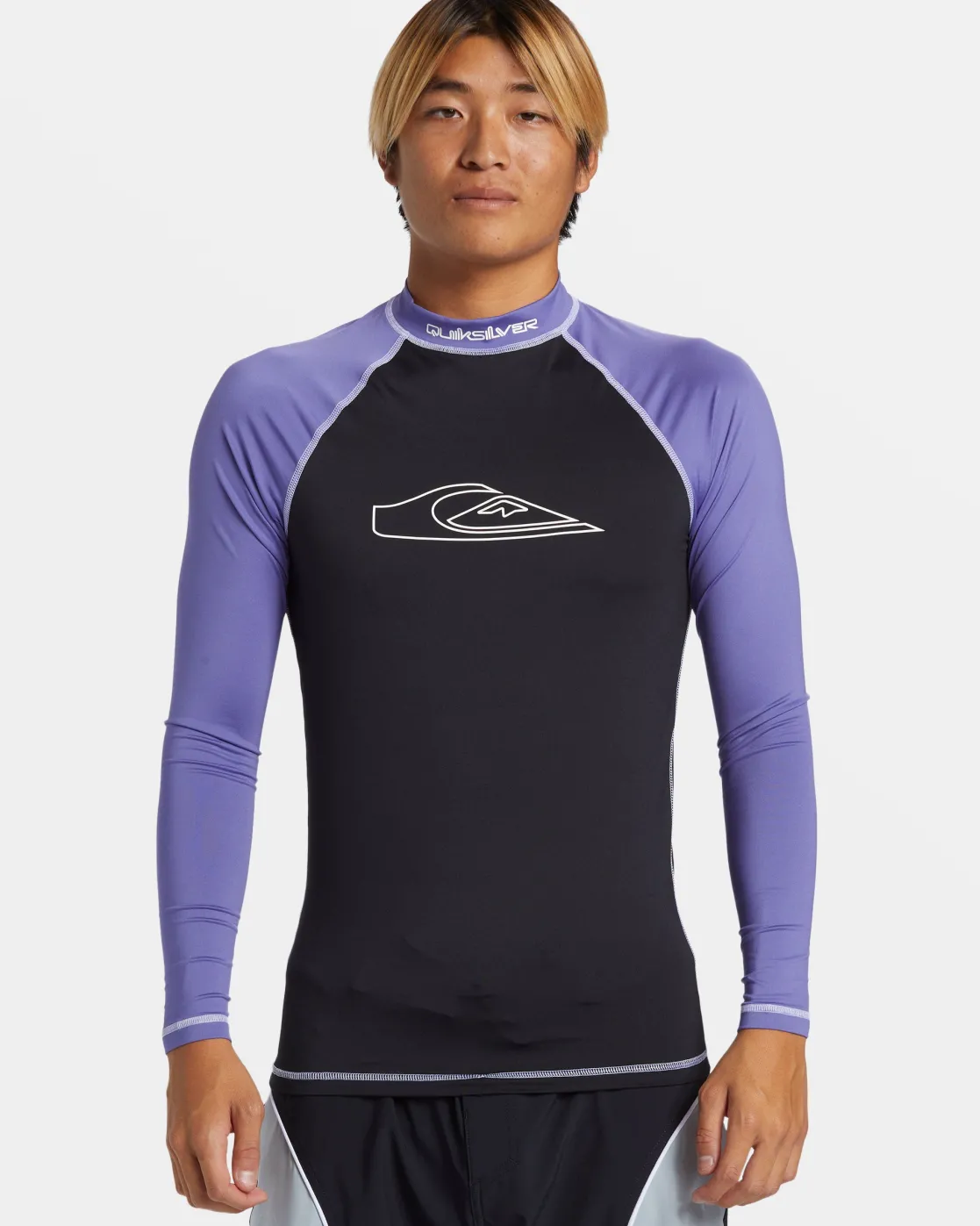 Quiksilver Rashguards>Mercury Long Sleeve Surf Tee BLACK