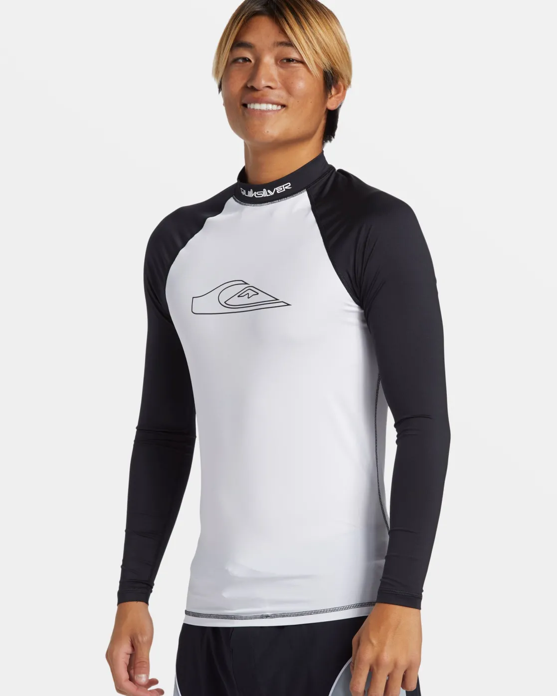 Quiksilver Rashguards>Mercury Long Sleeve Surf Tee WHITE