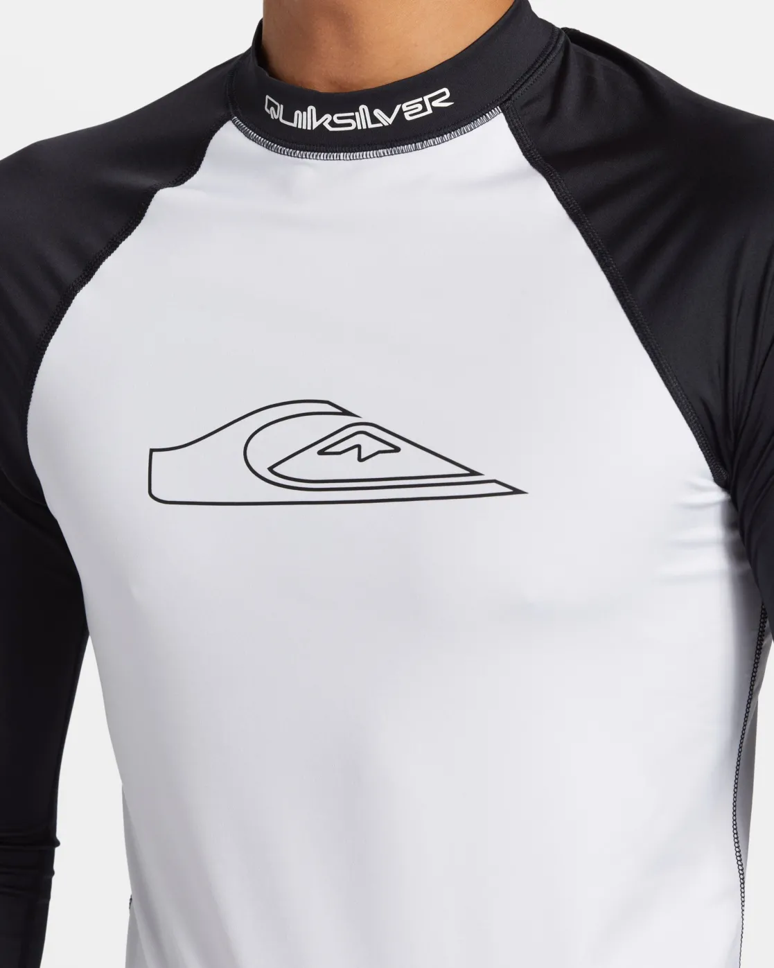 Quiksilver Rashguards>Mercury Long Sleeve Surf Tee WHITE