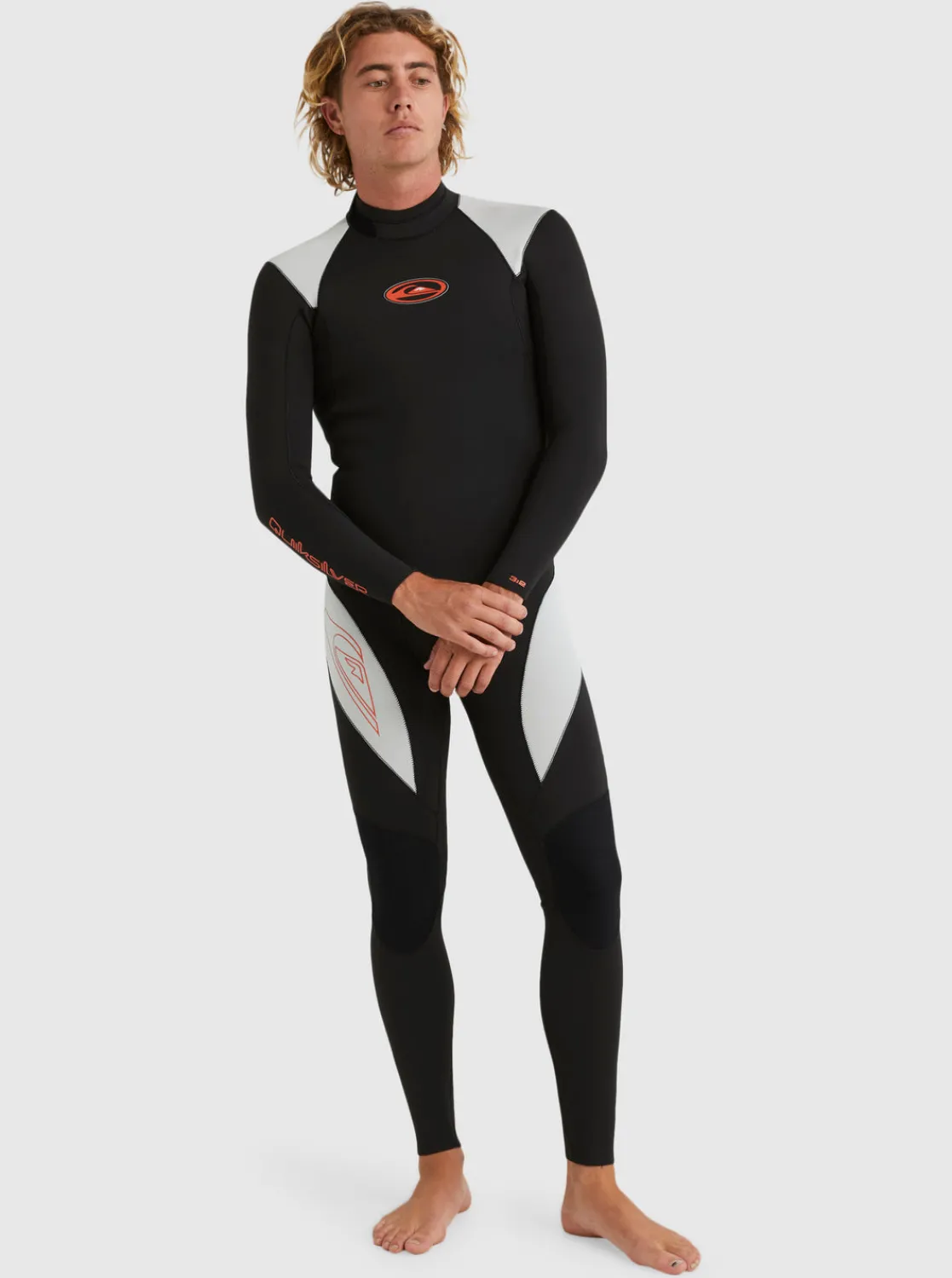 Quiksilver Wetsuits>3/2mm Everyday Saturn Back Zip Wetsuit BLACK/LUNARROCK