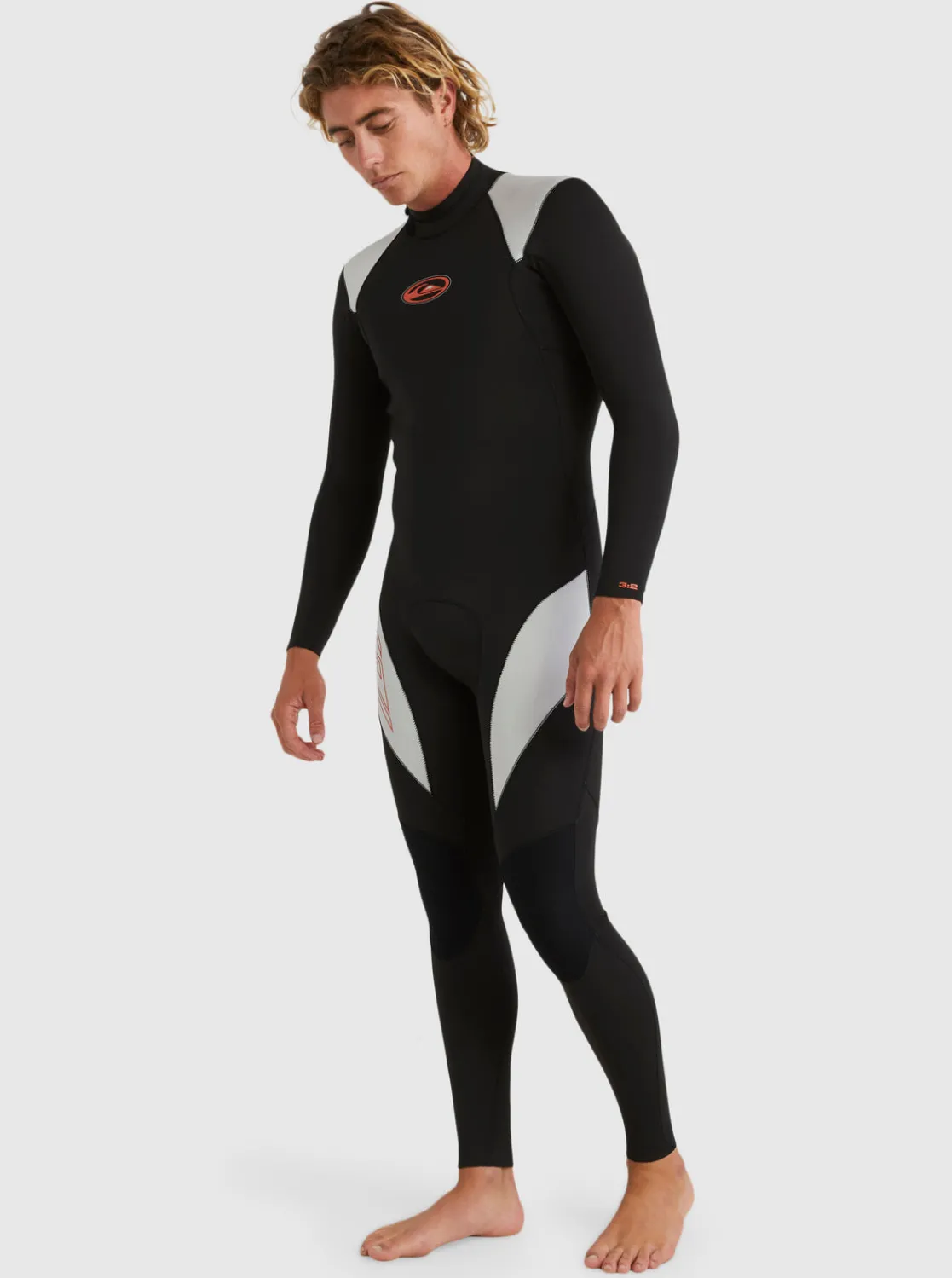 Quiksilver Wetsuits>3/2mm Everyday Saturn Back Zip Wetsuit BLACK/LUNARROCK