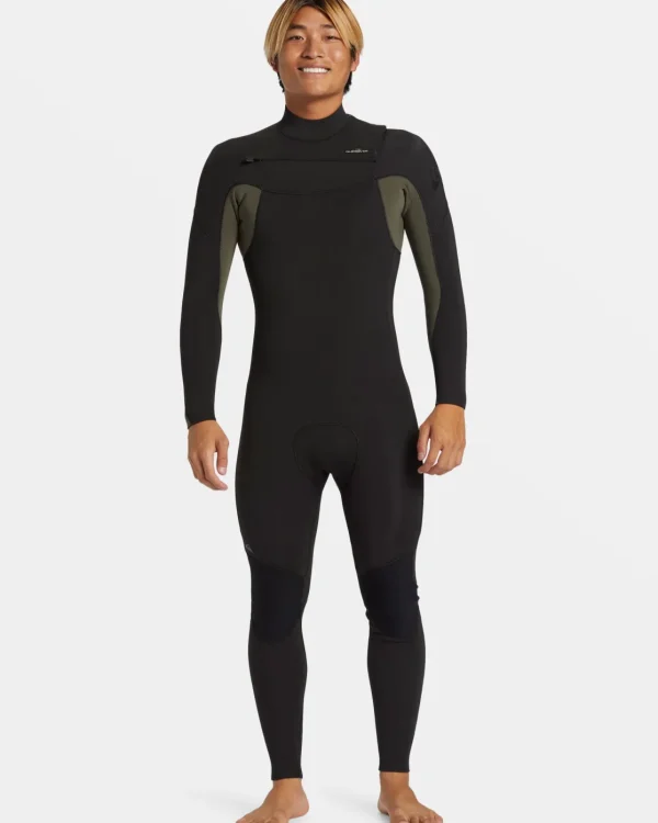 Quiksilver Wetsuits>3/2mm Everyday Sessions Chest Zip Wetsuit THYME