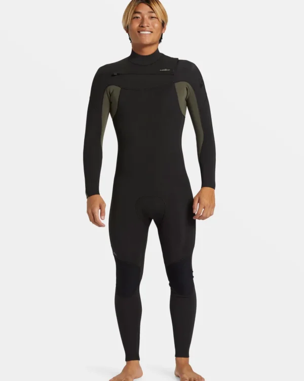 Quiksilver Wetsuits>4/3mm Everyday Sessions Chest Zip Wetsuit THYME
