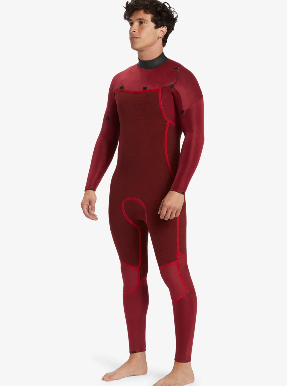 Quiksilver Wetsuits>4/3mm Everyday Sessions Chest Zip Wetsuit BLACK