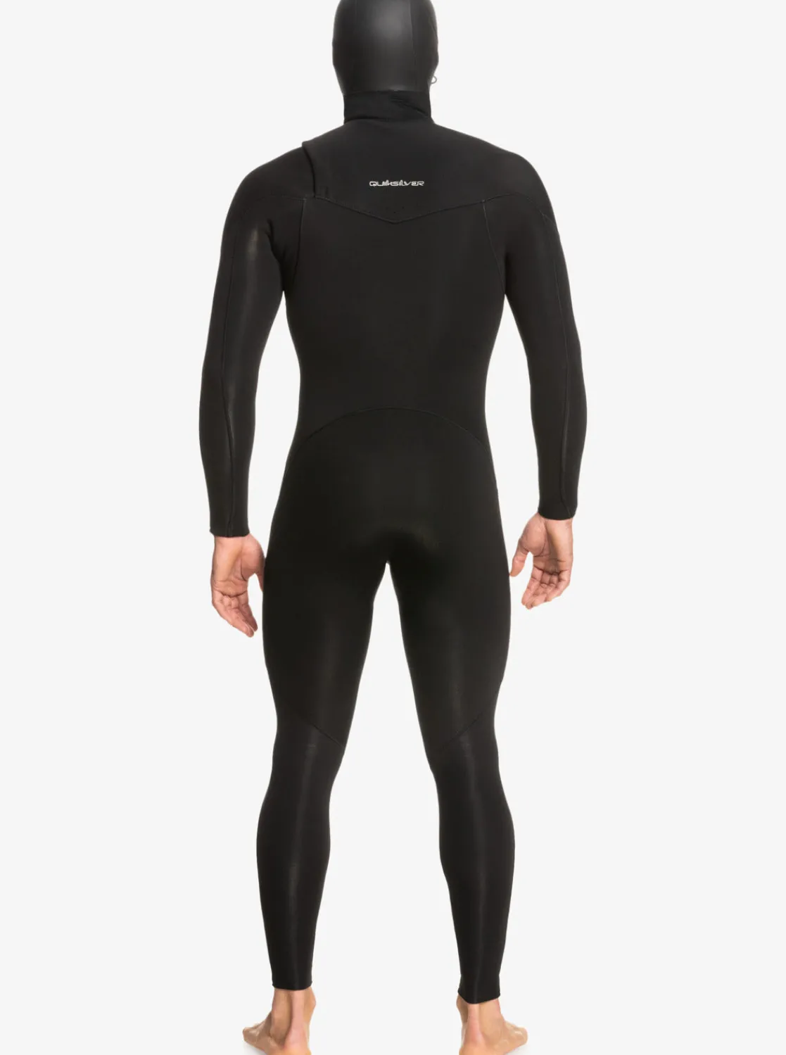 Quiksilver Wetsuits>5/4/3mm Everyday Sessions Hooded Chest Zip Wetsuit BLACK
