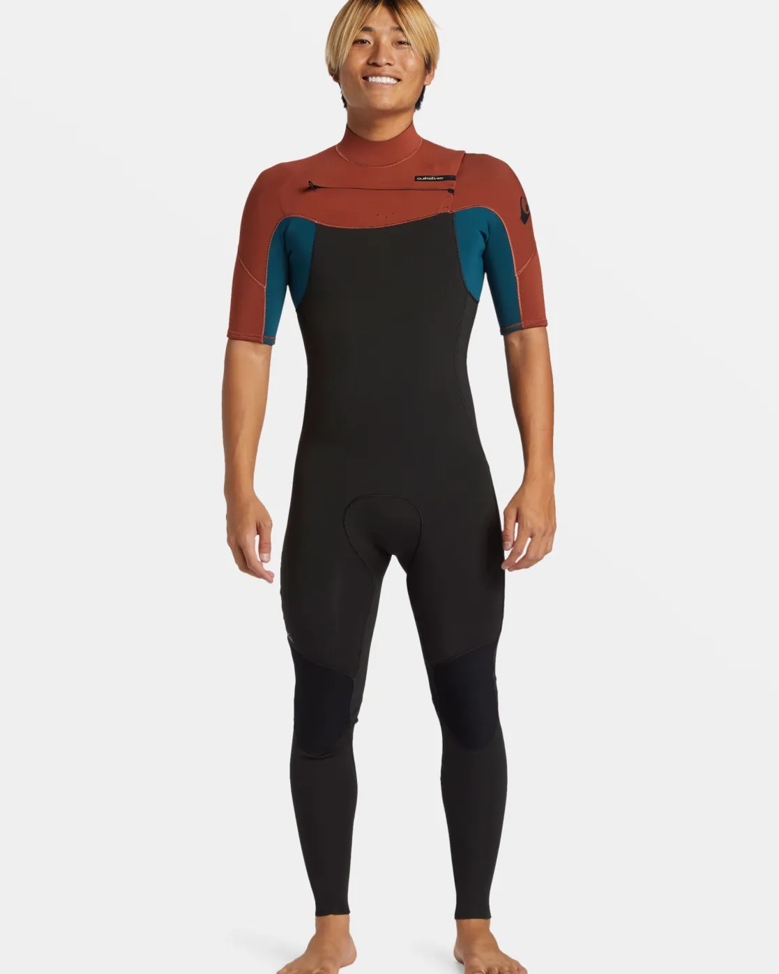 Quiksilver Wetsuits>2/2mm Everyday Sessions Short Sleeve Spring Suit BURNTHENNA