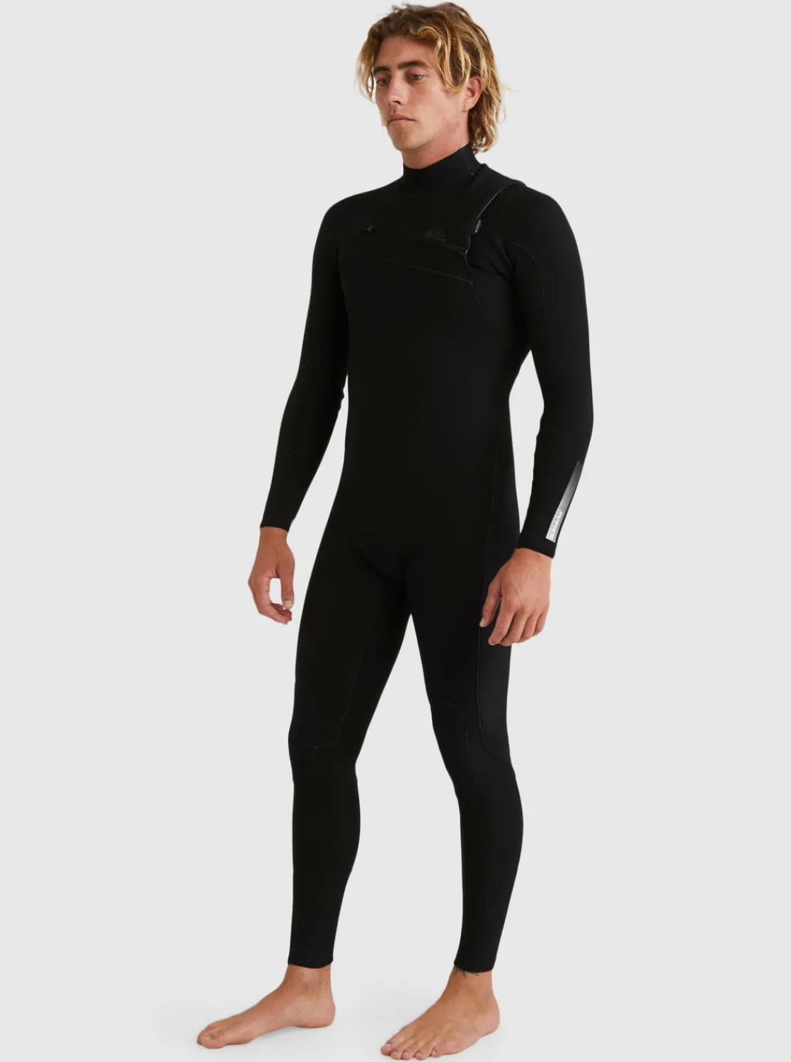 Quiksilver Wetsuits>3/2mm Highline Chest Zip Wetsuit BLACK