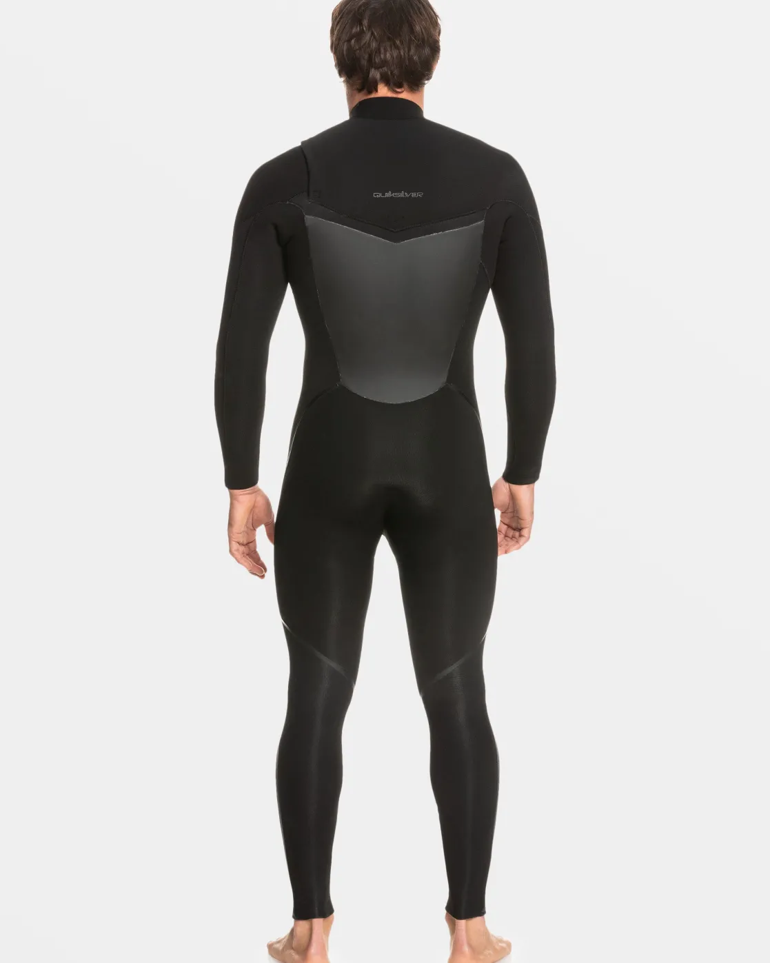 Quiksilver Wetsuits>5/4/3mm Marathon Sessions Chest Zip Wetsuit BLACK
