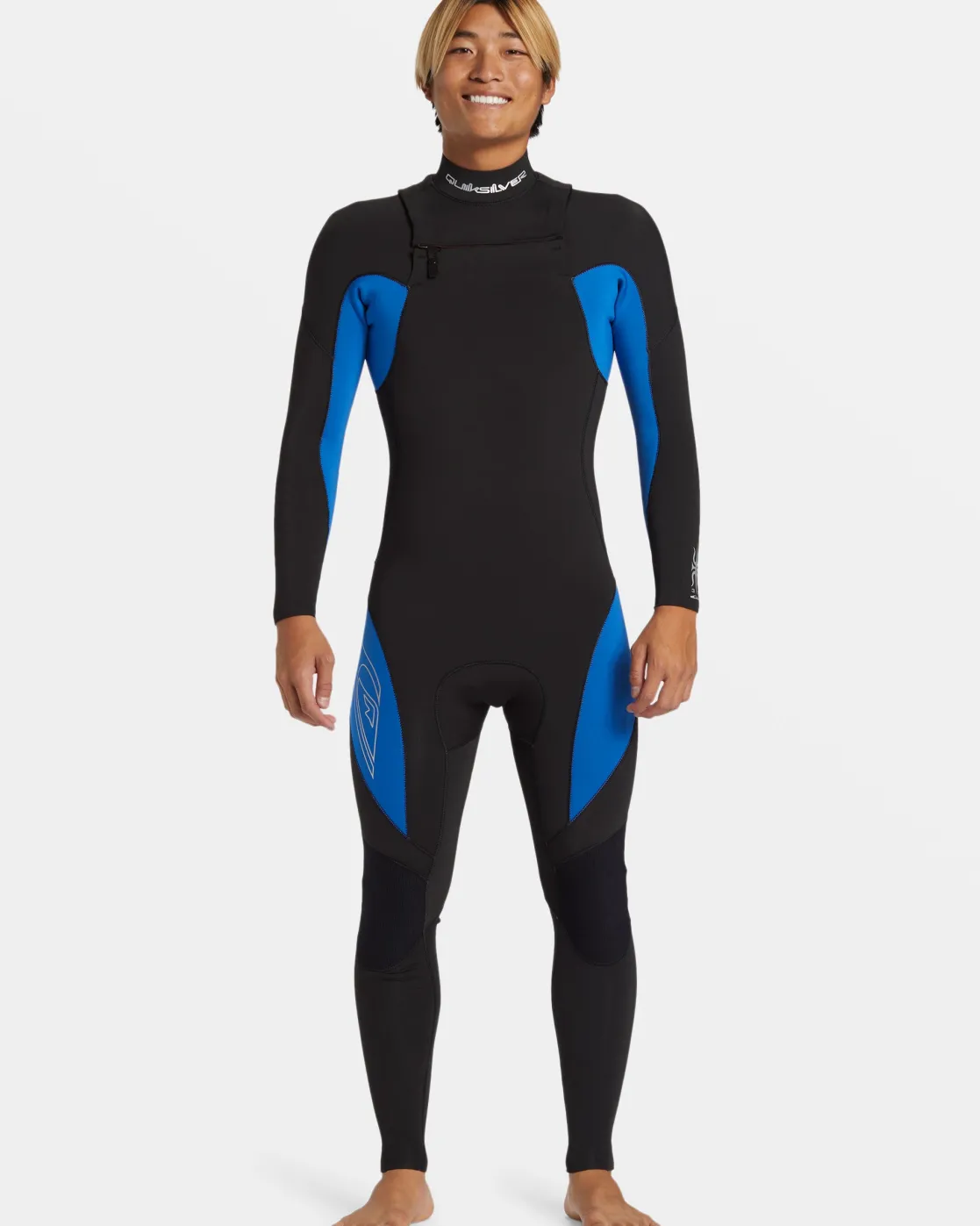 Quiksilver Wetsuits>4/3mm Mercury Chest Zip GBS Wetsuit OLYMPIANBLUE