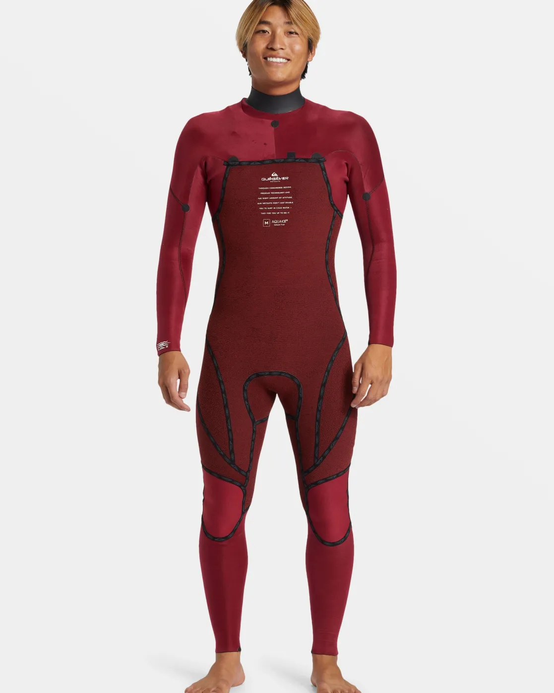 Quiksilver Wetsuits>4/3mm Mercury Chest Zip GBS Wetsuit BLACK