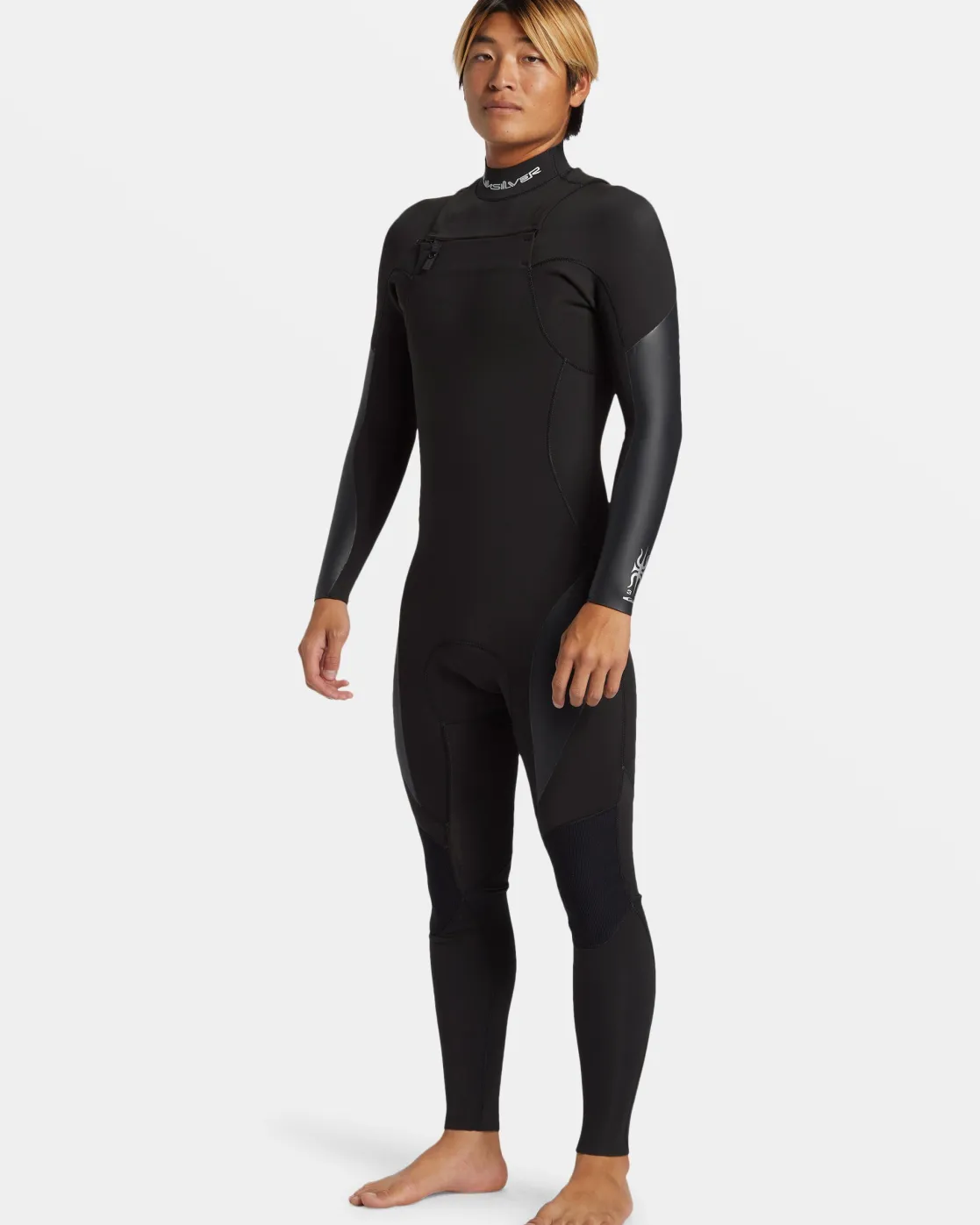 Quiksilver Wetsuits>4/3mm Mercury Chest Zip GBS Wetsuit BLACK