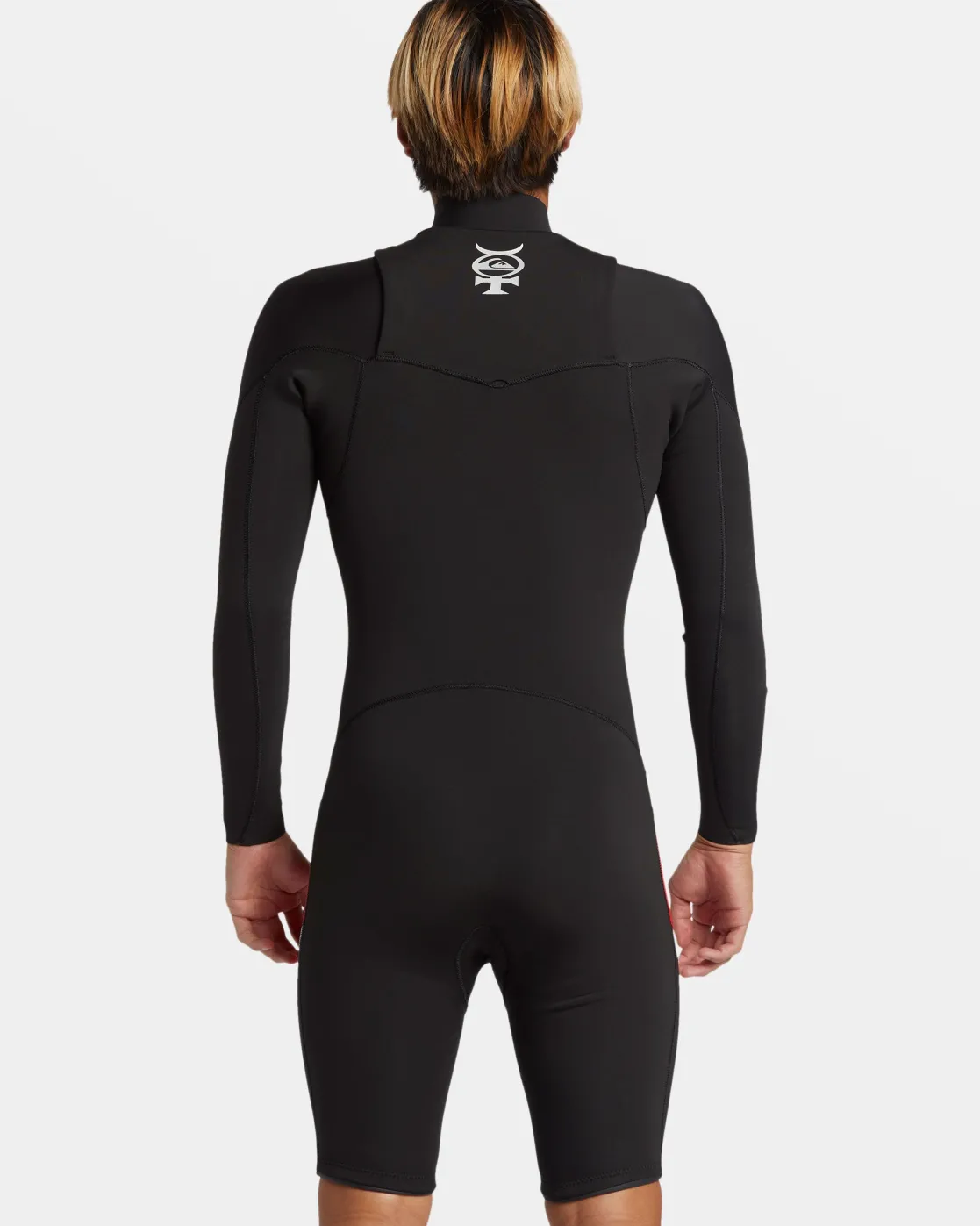 Quiksilver Wetsuits>2/2mm Mercury Chest Zip Long Sleeve Springsuit HIGHRISKRED