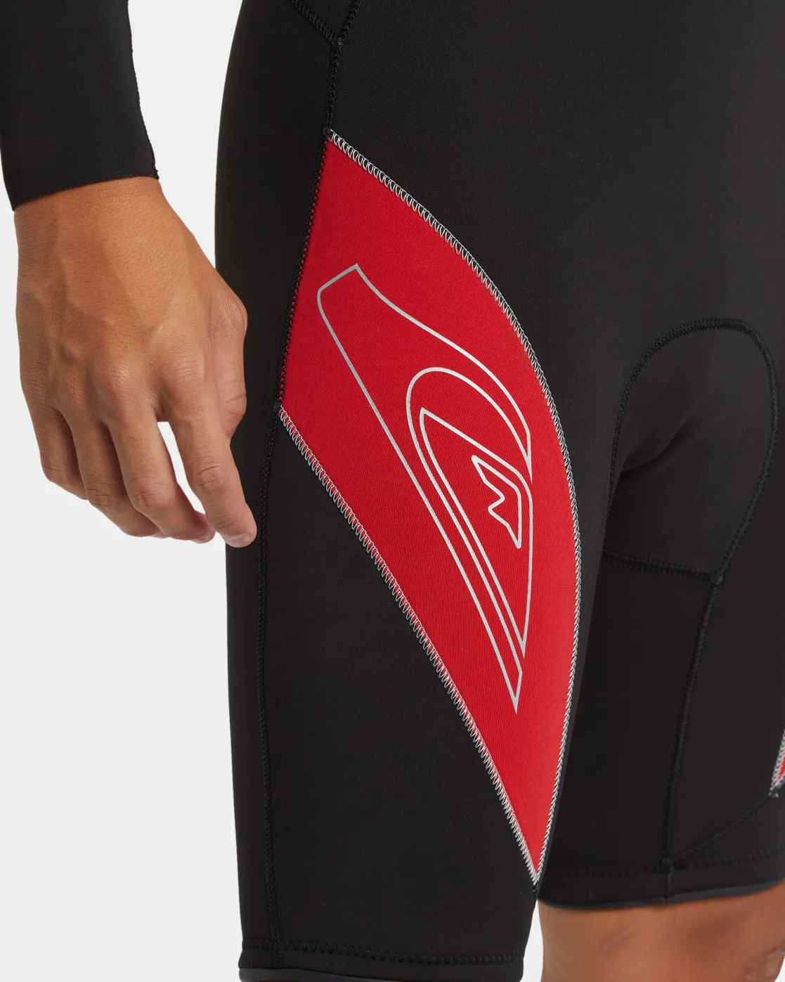 Quiksilver Wetsuits>2/2mm Mercury Chest Zip Long Sleeve Springsuit HIGHRISKRED