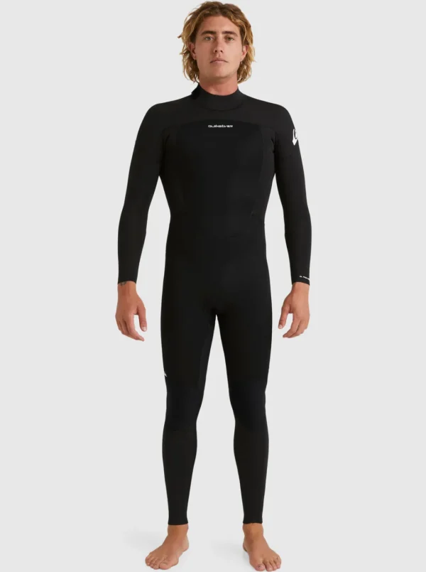 Quiksilver Wetsuits>3/2mm Prologue Back Zip Wetsuit BLACK