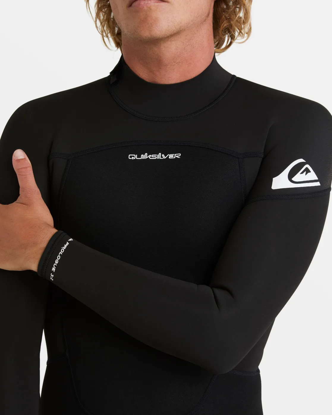 Quiksilver Wetsuits>3/2mm Prologue Back Zip Wetsuit BLACK