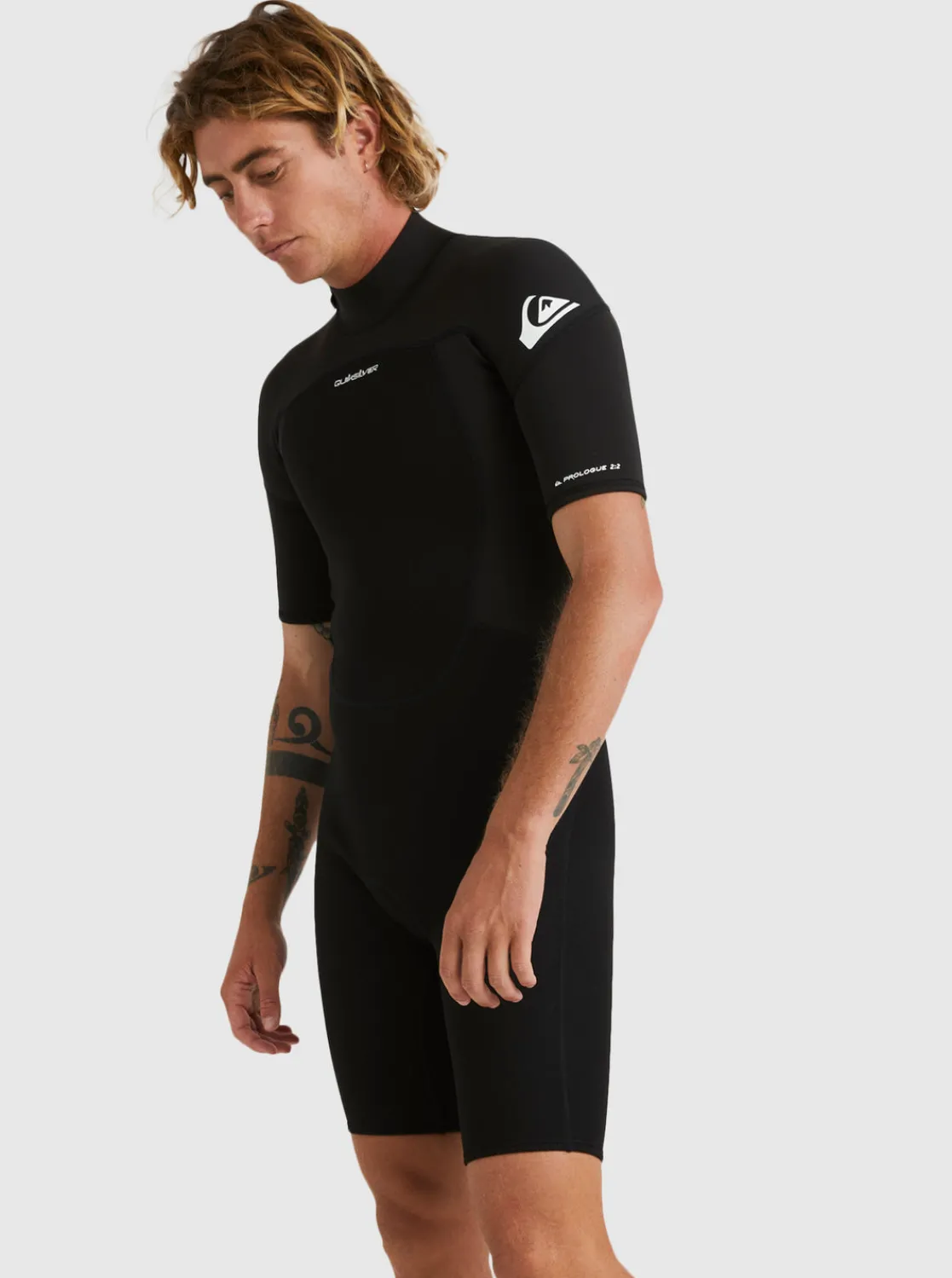 Quiksilver Wetsuits>2/2mm Prologue Short Sleeve Spring Suit BLACK