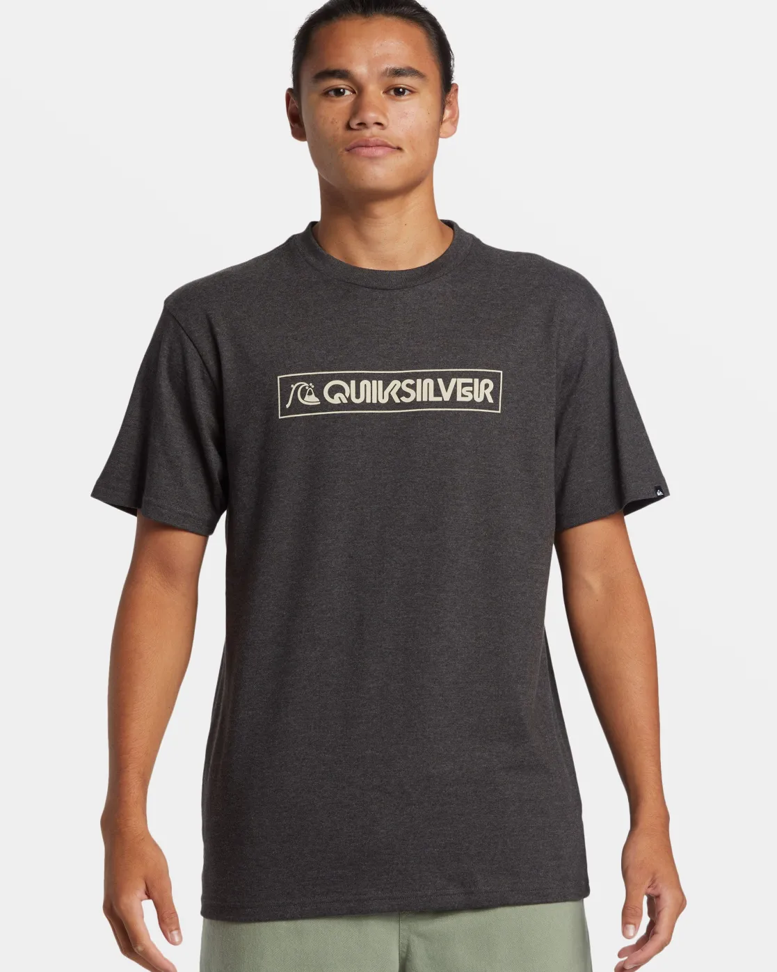Quiksilver Tees>Modern Clicker T-Shirt CHARCOALHEATHER
