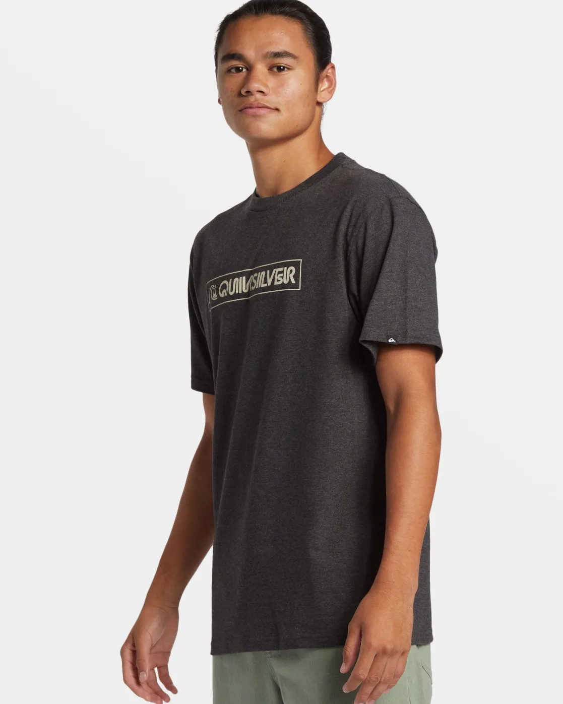 Quiksilver Tees>Modern Clicker T-Shirt CHARCOALHEATHER