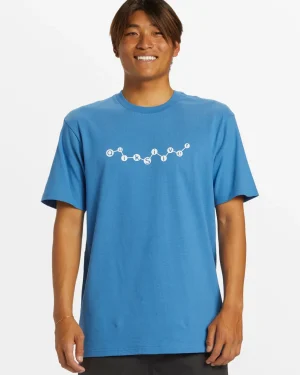 Quiksilver Tees>Modern Petro Moe T-Shirt STARSAPPHIRE