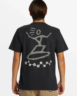 Quiksilver Tees>Modern Petro Moe T-Shirt BLACK
