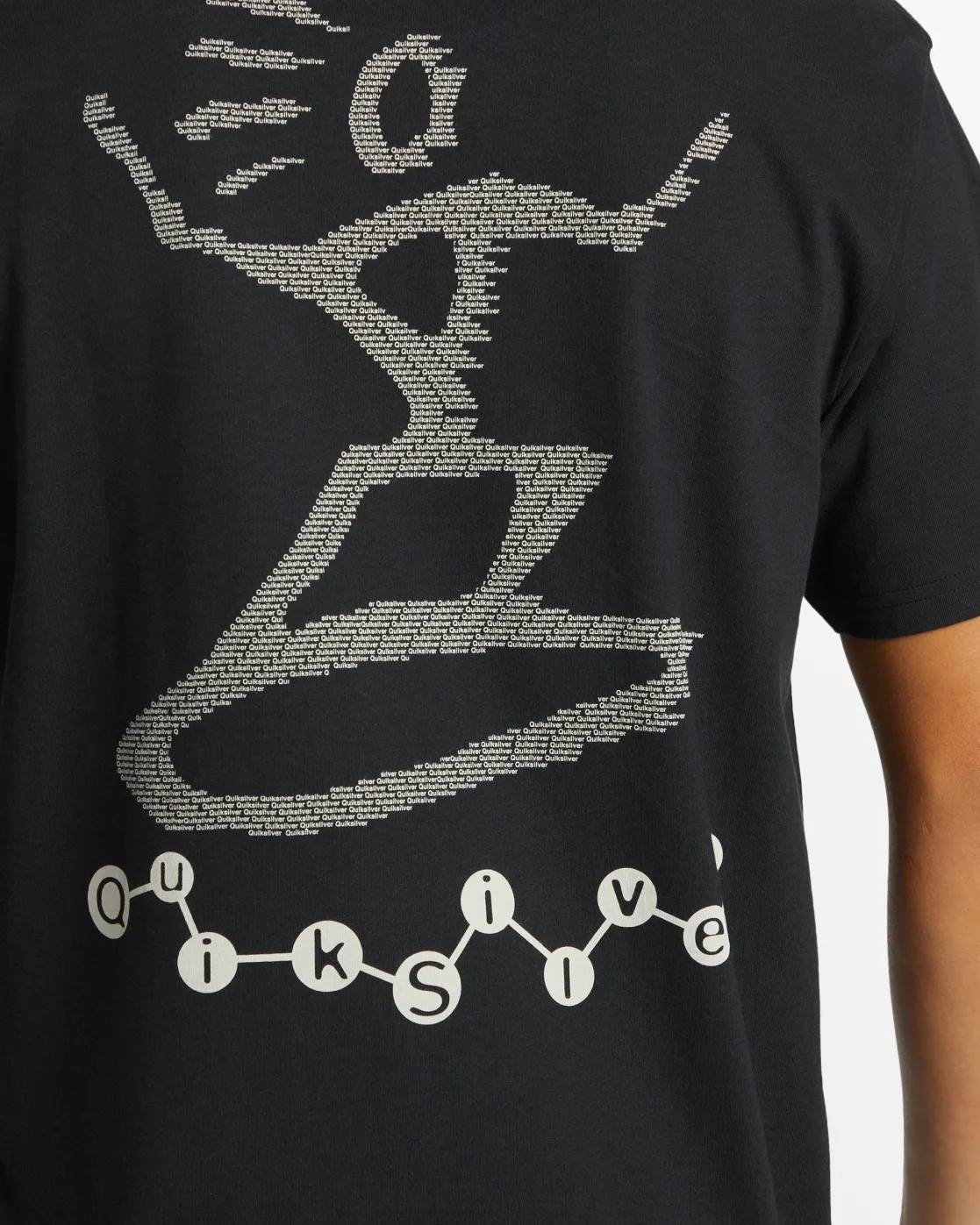 Quiksilver Tees>Modern Petro Moe T-Shirt BLACK