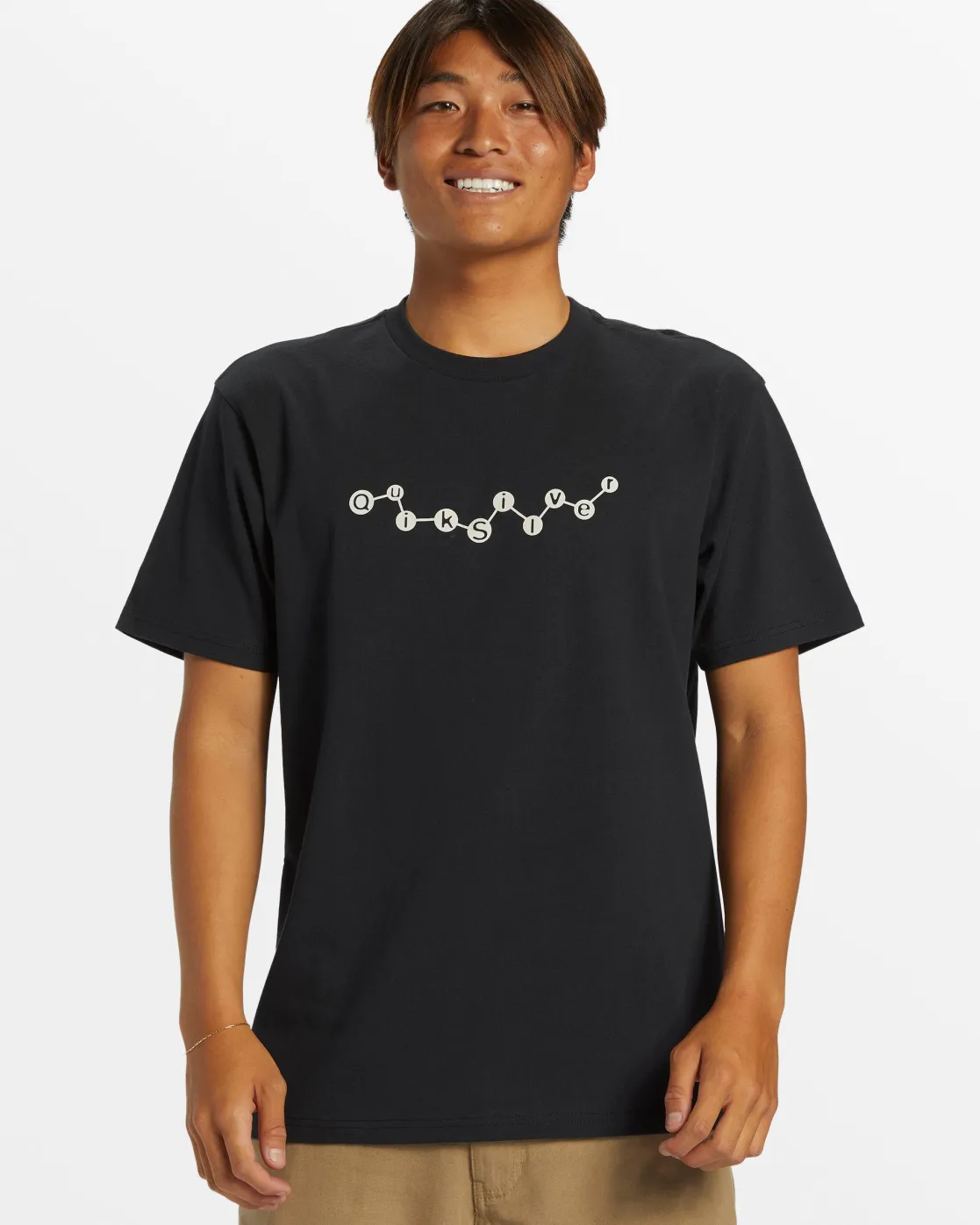 Quiksilver Tees>Modern Petro Moe T-Shirt BLACK