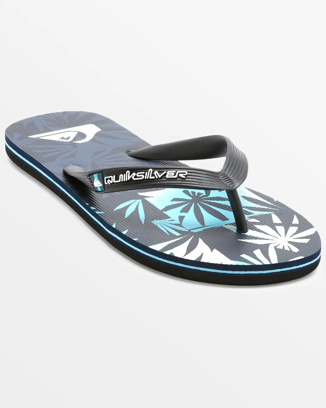 Quiksilver Sandals>Molokai Art II Sandals BLACK/GREY/BLUE