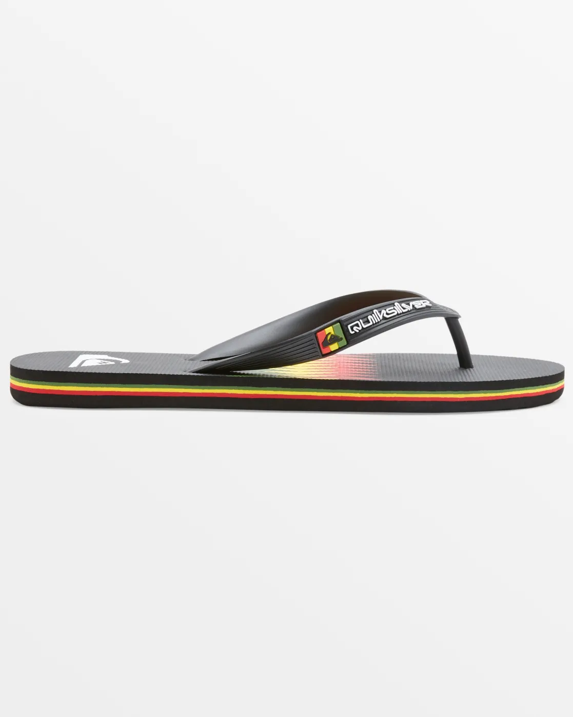 Quiksilver Sandals>Molokai Art II Sandals BLACK/RED/GREEN