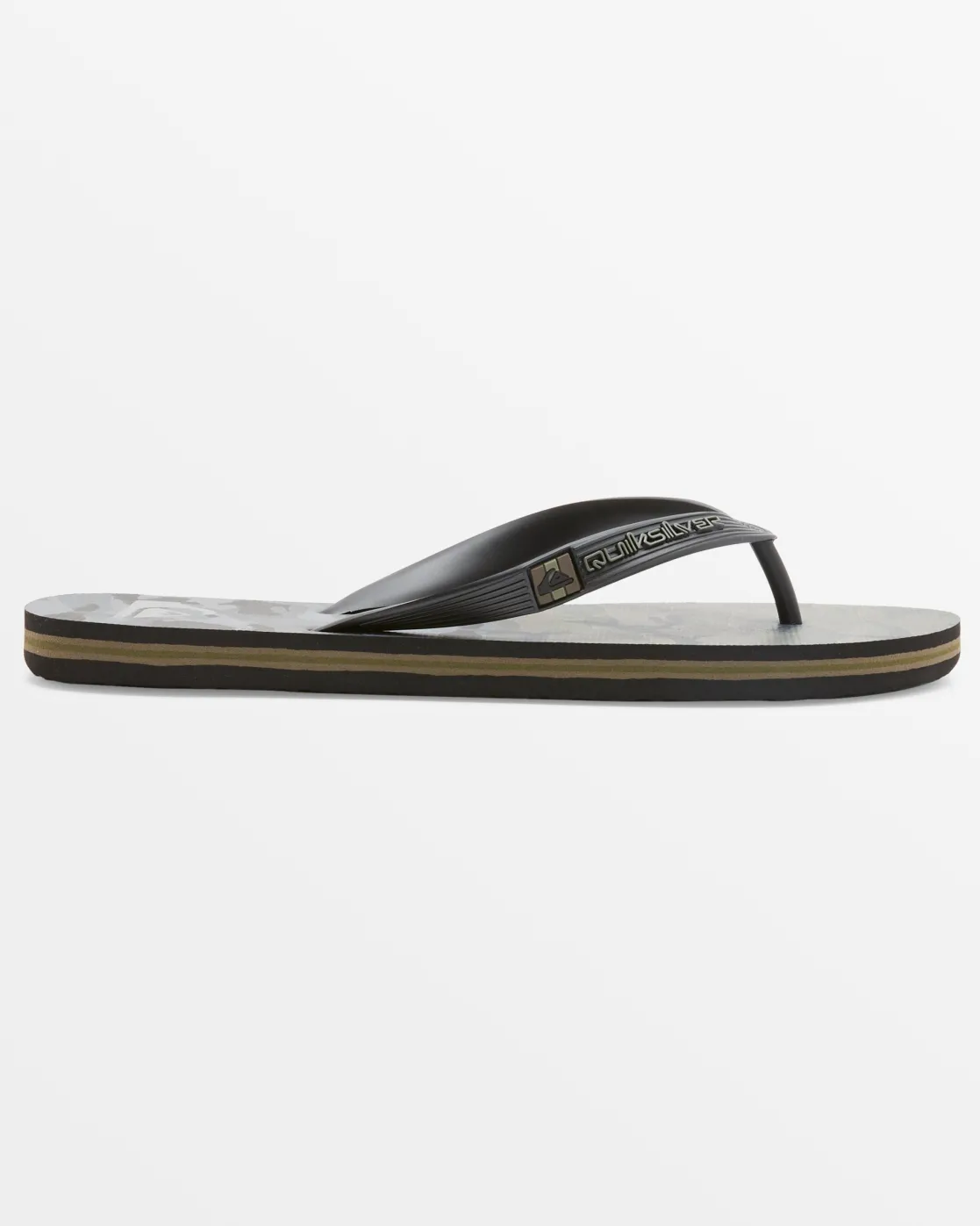 Quiksilver Sandals>Molokai Art II Sandals BLACK/BROWN/BLACK