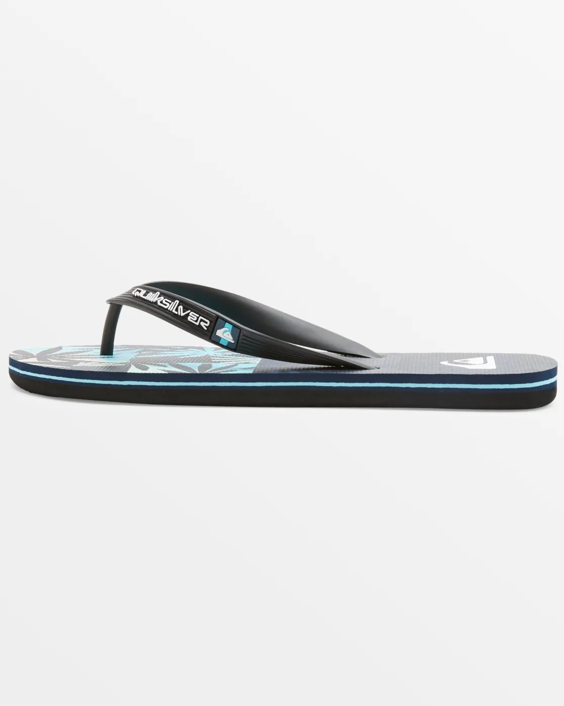 Quiksilver Sandals>Molokai Art II Sandals BLACK/GREY/BLUE