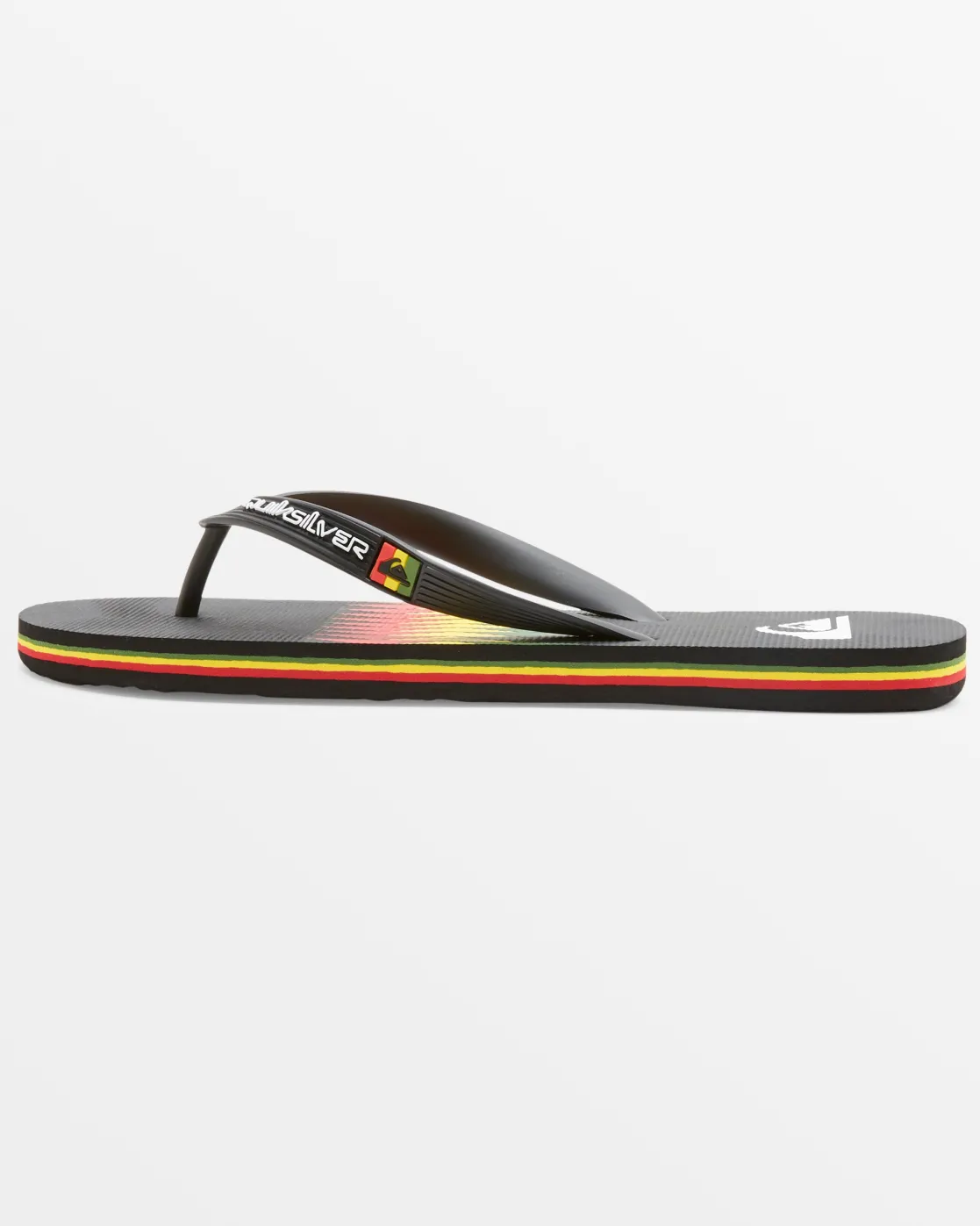 Quiksilver Sandals>Molokai Art II Sandals BLACK/RED/GREEN