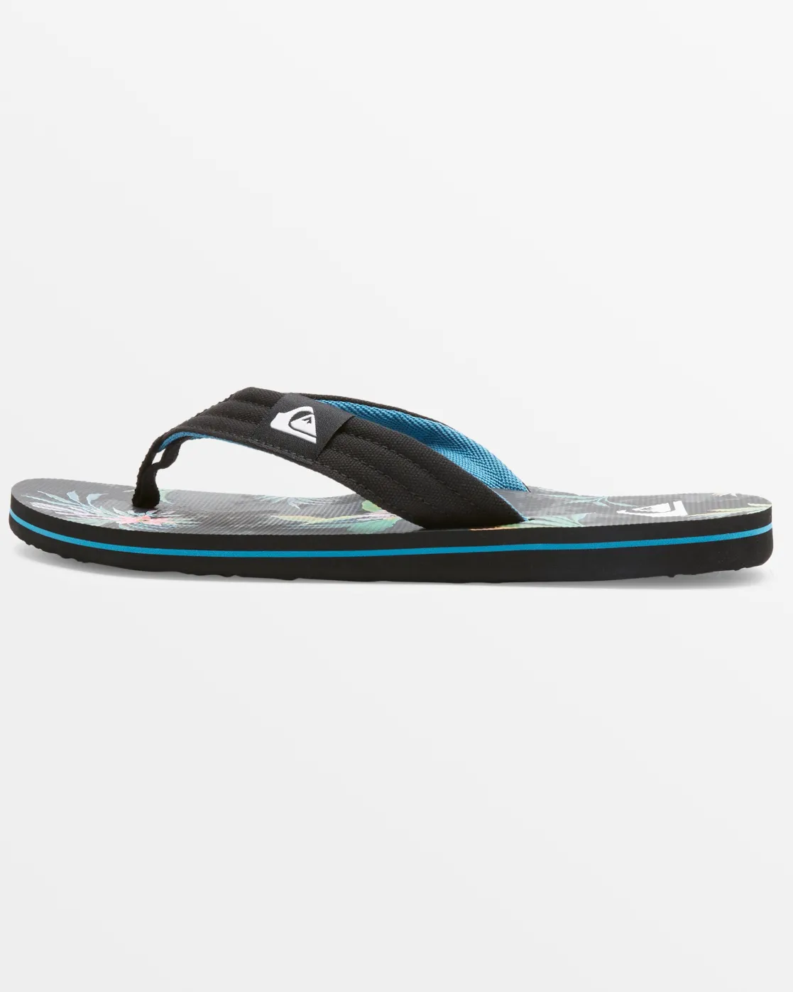 Quiksilver Sandals>Molokai Layback Sandals BLACK/BLUE/GREEN