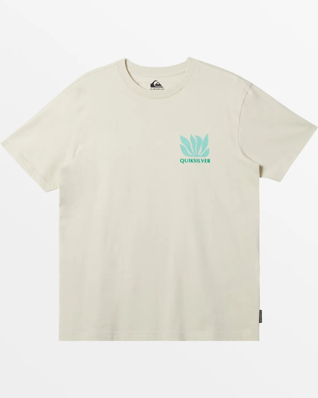 Quiksilver Tees>Natural Forms T-Shirt - SILVERBIRCH