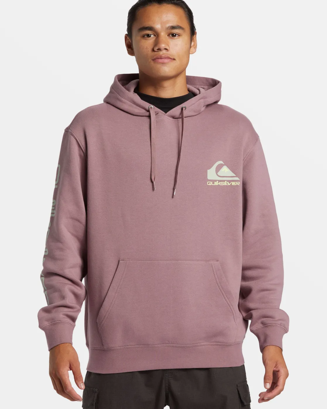 Quiksilver Sweatshirts & Hoodies | Under $100>Omni Logo Hoodie GRAPESHAKE