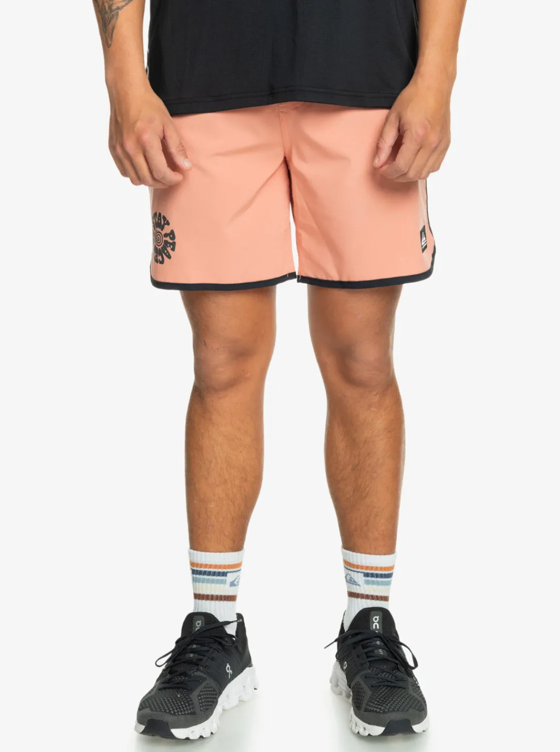 Quiksilver Shorts & Amphibians>Omni Scallop 17" Amphibian Boardshorts CANYONCLAY