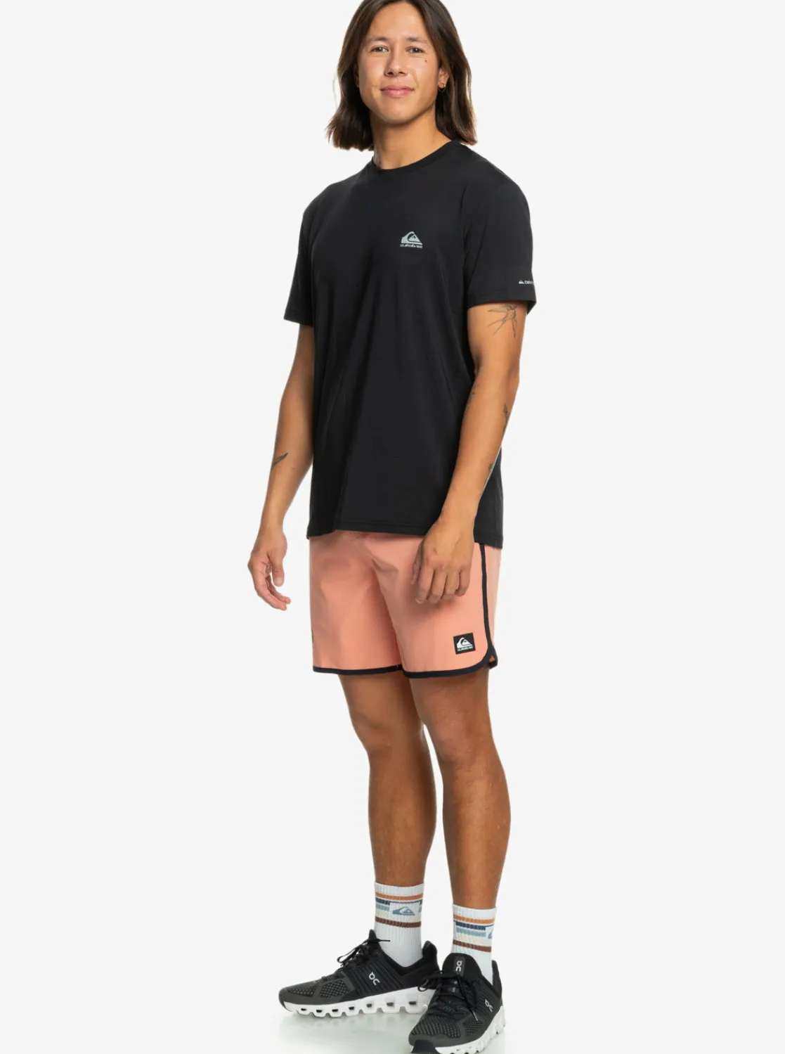 Quiksilver Shorts & Amphibians>Omni Scallop 17" Amphibian Boardshorts CANYONCLAY