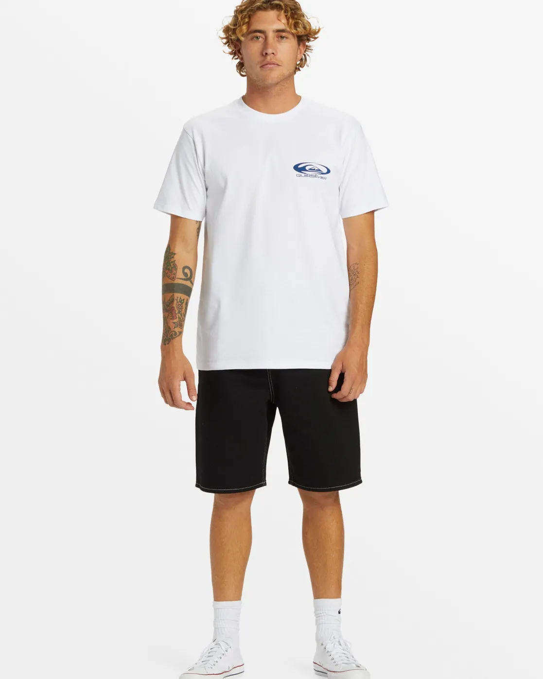 Quiksilver Tees>Orbital Oversized T-Shirt - WHITE