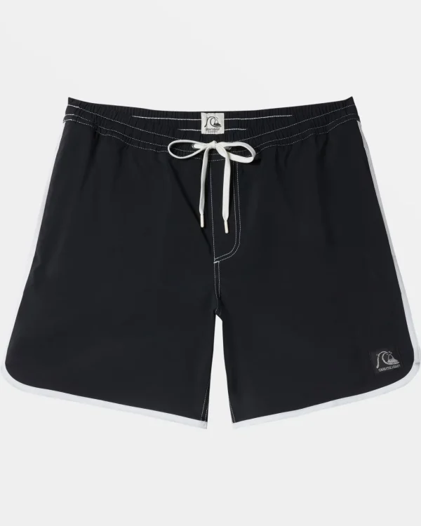 Quiksilver Boardshorts | Boardshorts>Original Scallop 17" Swim Trunks BLACK