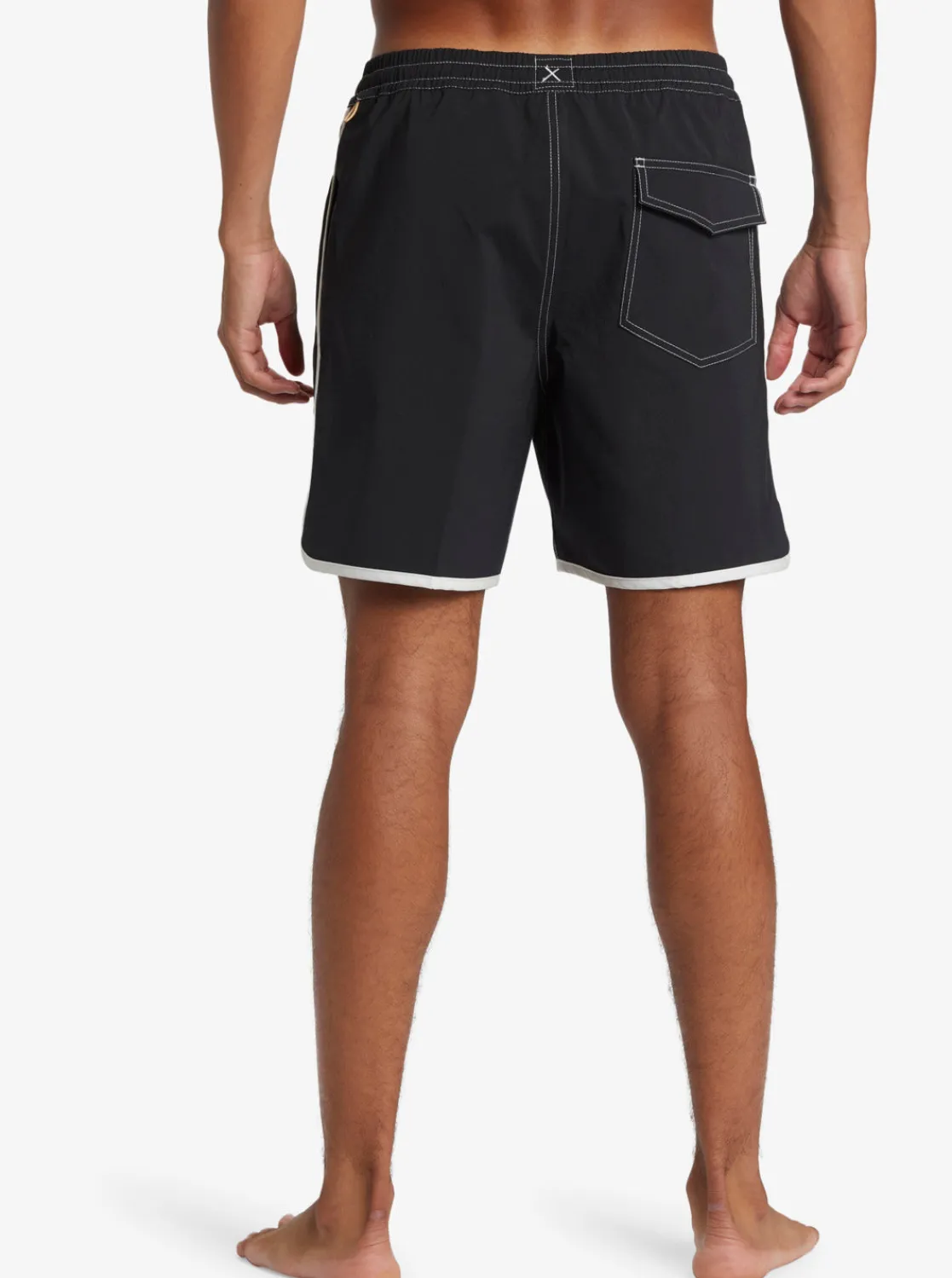 Quiksilver Boardshorts | Boardshorts>Original Scallop 17" Swim Trunks BLACK