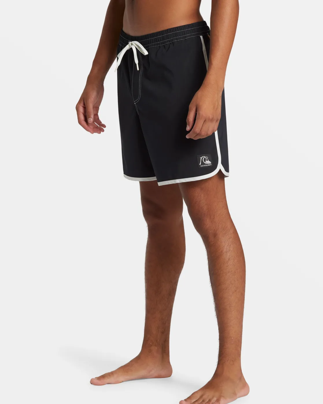 Quiksilver Boardshorts | Boardshorts>Original Scallop 17" Swim Trunks BLACK