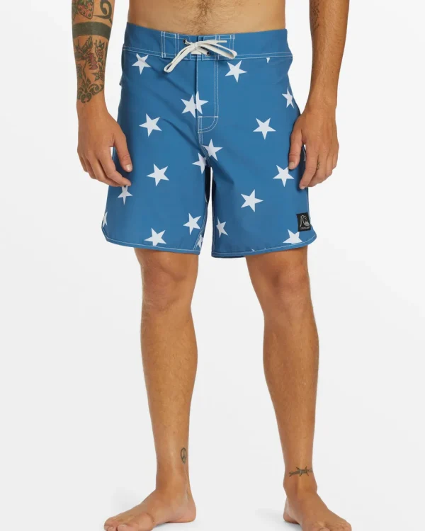 Quiksilver Boardshorts | Boardshorts>Original Scallop Jester 18" Boardshorts STARSAPPHIRE