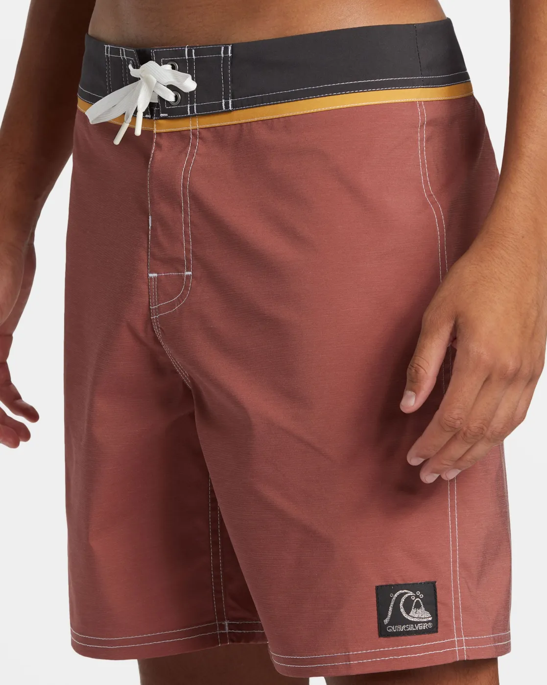 Quiksilver Boardshorts | Boardshorts>Original Straight Leg Solid 18" Boardshorts HENNA