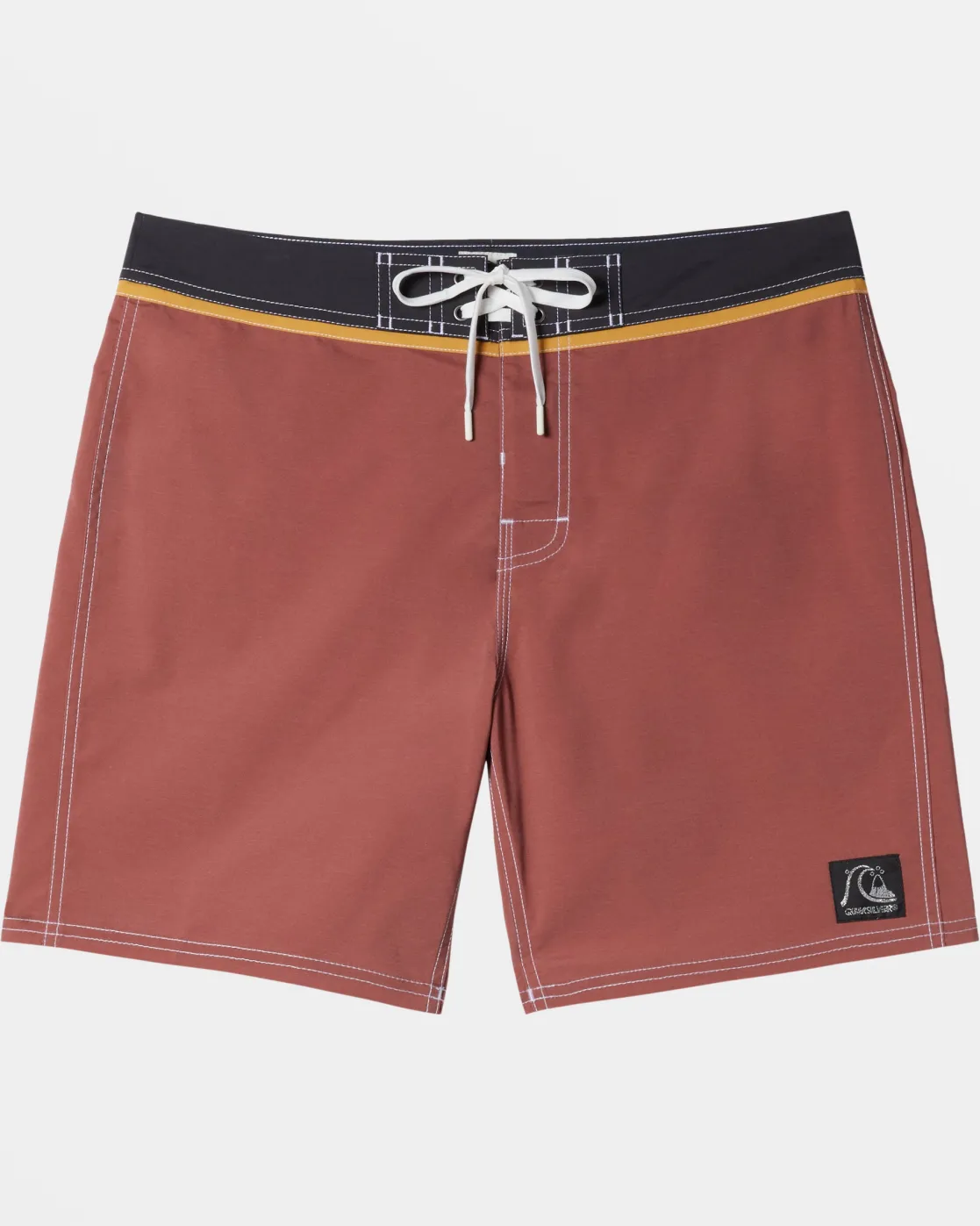 Quiksilver Boardshorts | Boardshorts>Original Straight Leg Solid 18" Boardshorts HENNA