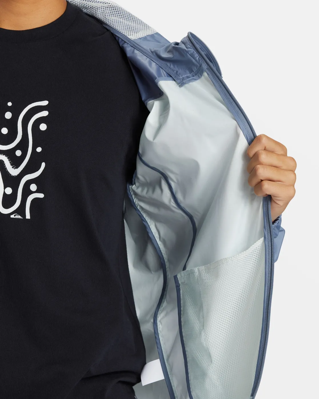 Quiksilver Jackets | Under $100>Overcast Windbreaker FLINTSTONE