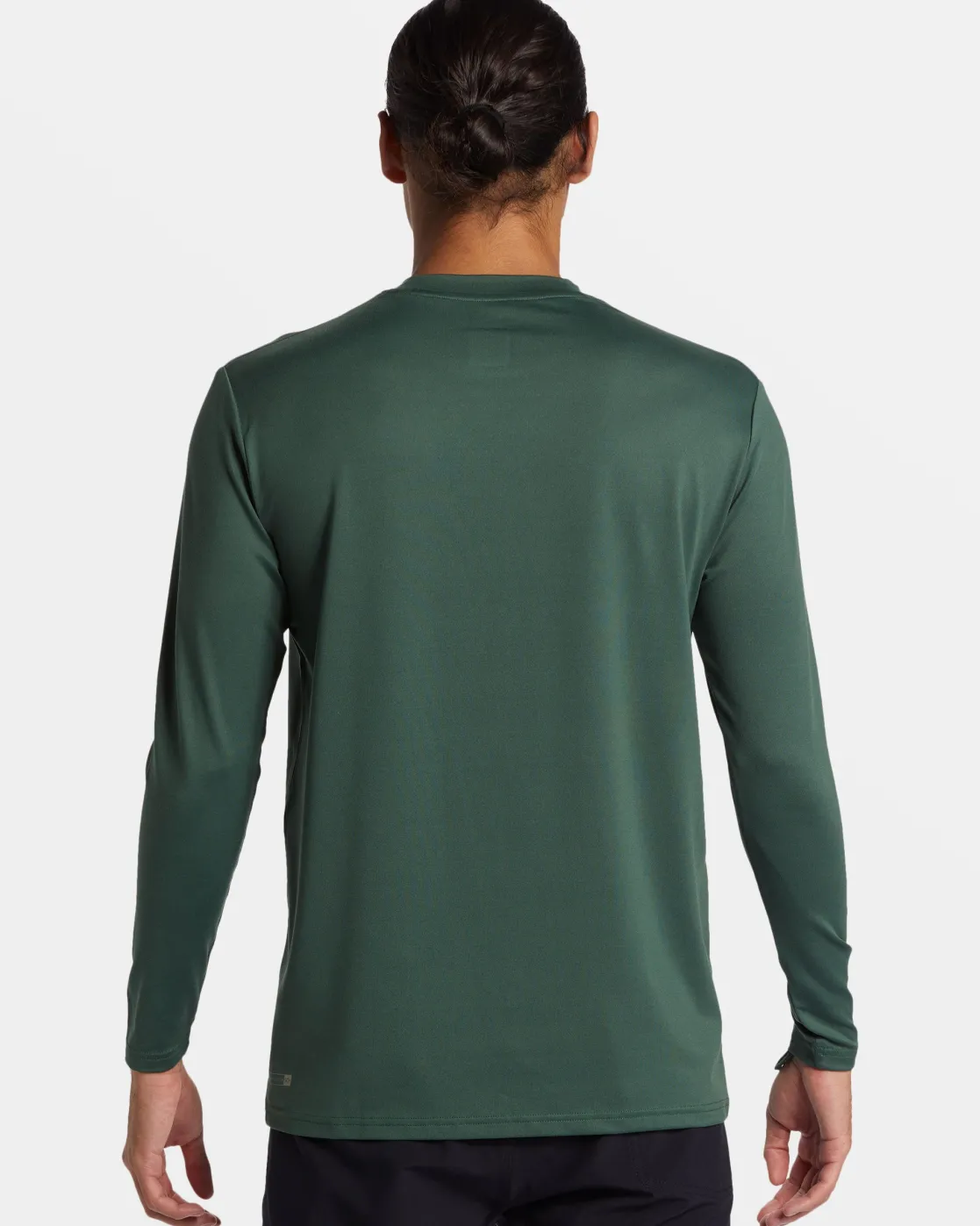 Quiksilver Rashguards>Petroglyph Long Sleeve Surf Tee FOREST