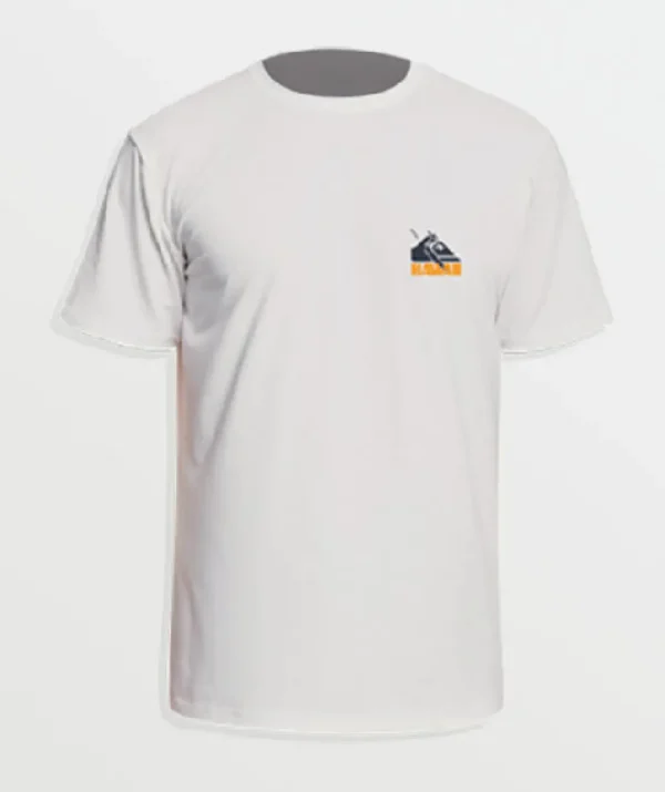 Quiksilver Rashguards>Petroglyph Short Sleeve Surf Tee WHITE