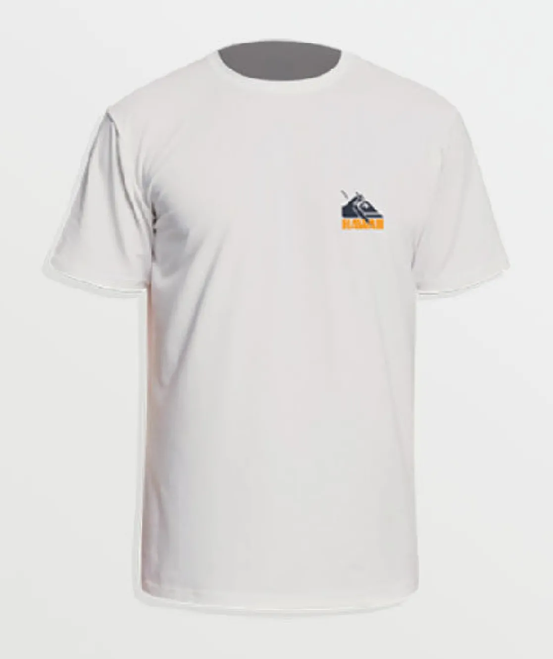 Quiksilver Rashguards>Petroglyph Short Sleeve Surf Tee WHITE
