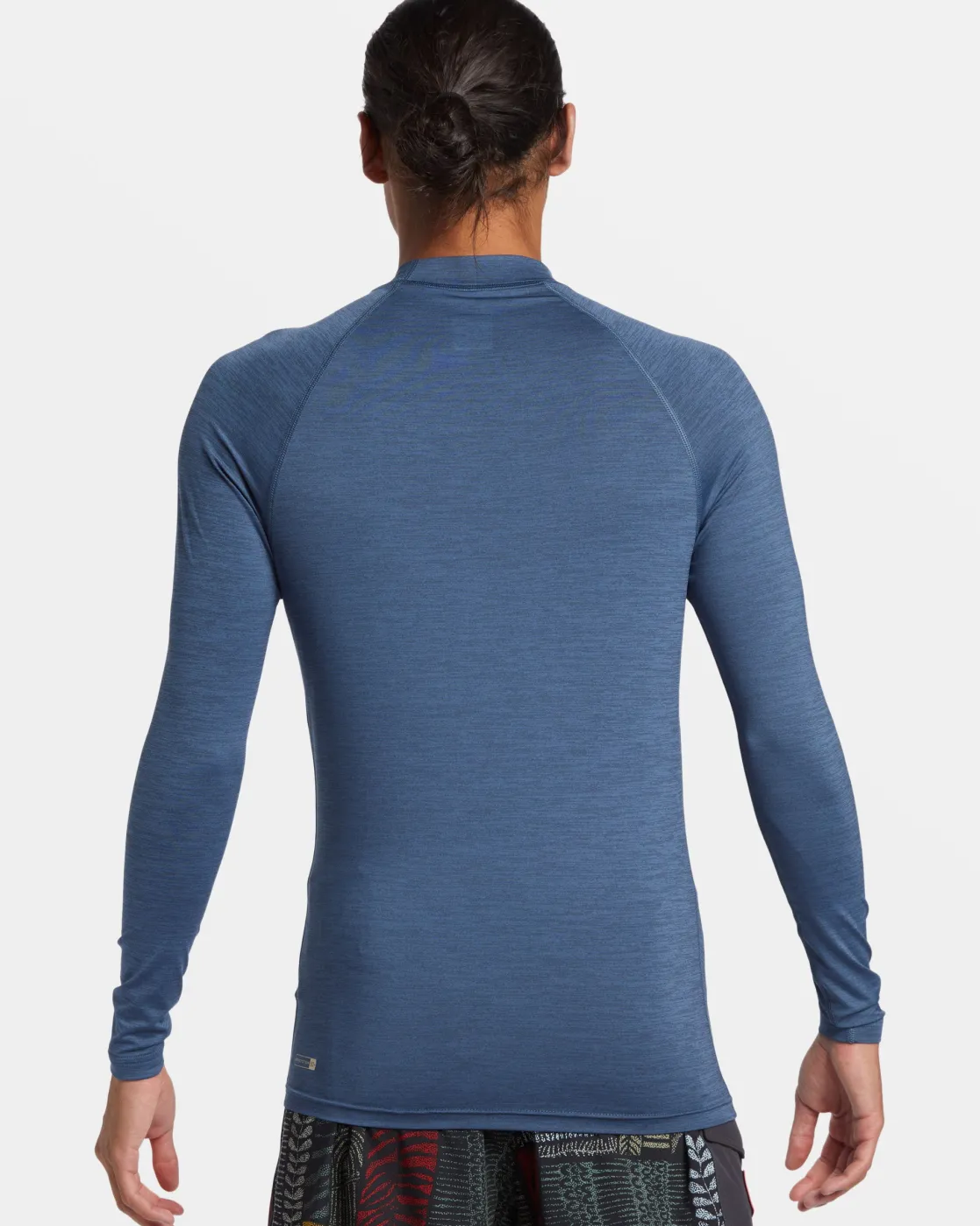 Quiksilver Rashguards>Petroglyph UPF 50 Long Sleeve Rashguard VINTAGEINDIGOHEATHER